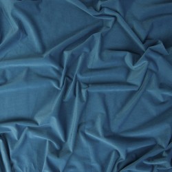 Tkanina Velvet 240 g kolor MORSKI TURKUS niebieski