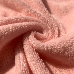BAMBUSOWA tkanina FROTA kolor jasny różowy BLUSH