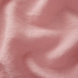 Len washed kreszowany kolor brudny różowy the ROSE szer 145 cm