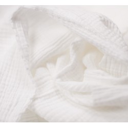 MUŚLIN bawełniany szer 150 cm kolor biały gładki