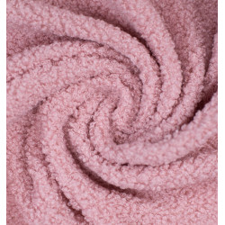 boucle różowy