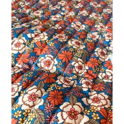bawełna pikowana w kwiaty